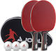 Joola Duo Pro Σετ Ρακέτες Ping Pong για Παίκτες Μεσαίου Επιπέδου