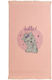 Melinen Puppy Kids Beach Towel Pink 120x70cm