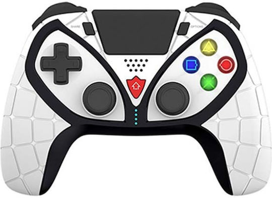 iPega P4012C Ασύρματο Gamepad για PS4 Black/White