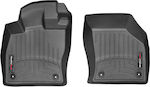 WeatherTech Front Mats Tray Type 2pcs from Rubber for Seat Leon Skoda Octavia Volkswagen Golf / Passat Audi A3 Black