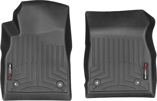WeatherTech Μπροστινά Πατάκια 2τμχ για Opel Astra 2009-2015 Μαύρα