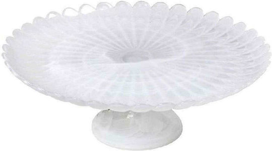 Espiel Atlas Cake Stand White 27x27cm