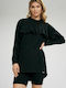 Figl Women's Tunic Dress Long Sleeve Black