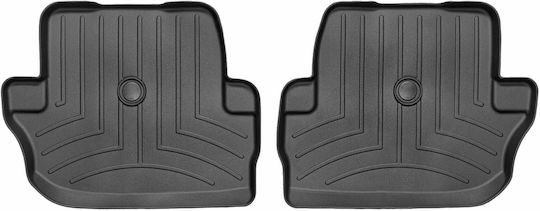 WeatherTech Πατάκια Πίσω 2τμχ για Jeep Wrangler 2018 Μαύρα