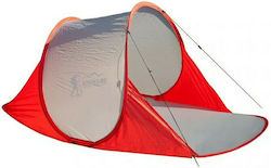 Royokamp Beach Tent Pop Up for 2 People Red