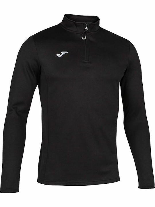 Long Sleeve Athletic Blouse Black