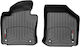WeatherTech Vordere Matten Wannenartig 2Stück aus Gummi für Volkswagen Golf 2008-2012 Schwarz