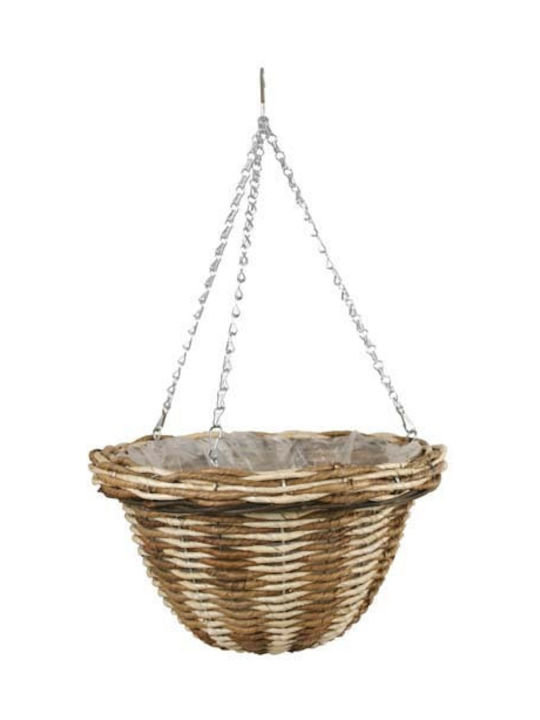 Verdemax Γλάστρα Πλαστική Μπεζ 35x35εκ.