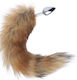 Mai Attraction Pleasure Toys No 50 Fox Tail Anal Plug Small Brown 5cm