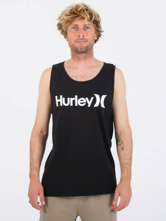 Hurley Ανδρική Μπλούζα Αμάνικη Μαύρη