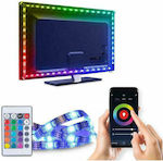 Solight LED Strip Power Supply USB (5V) RGB Length 4x50cm with Remote Control