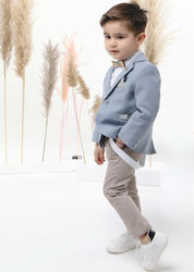 Mi Chiamo Βαπτιστικό Κοστούμι με Σακάκι για Αγόρι 4τμχ