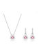 Swarovski Set mit Millenia Trilliant Cut mit Steinen