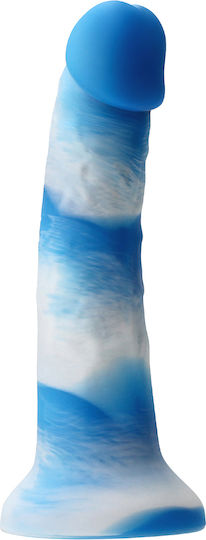 Ns Novelties Colours Pleasures Yum Yum Dildo realist Blue White 15cm