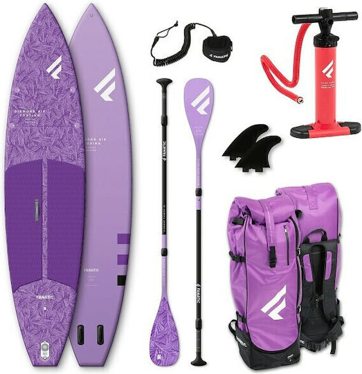 Fanatic Fanatic Diamond Air 11'6" Φουσκωτή Σανίδα SUP με Μήκος 3.5m Μωβ