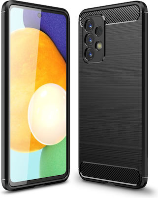 Tech-Protect Carbon Umschlag Rückseite Silikon Schwarz (Galaxy A33 5G)