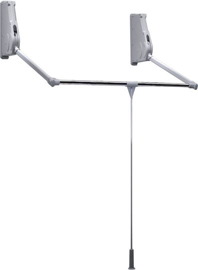 Amboss Wall Lift Νο800 Metal Wardrobe Lift Gray 1pcs
