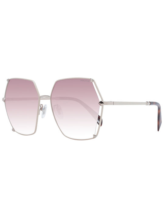 Police Women's Sunglasses with Gold Metal Frame SPLD31 0F72