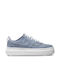 Nike Court Vision Alta Femei Flatforms Sneakers Albastru deschis