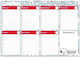 Snoopy Weekly Planner Agenda White 29.7x21cm