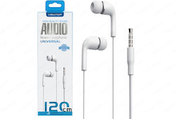 Newtop CF15 In-Ear Freihändig Kopfhörer mit Stecker 3.5mm Weiß