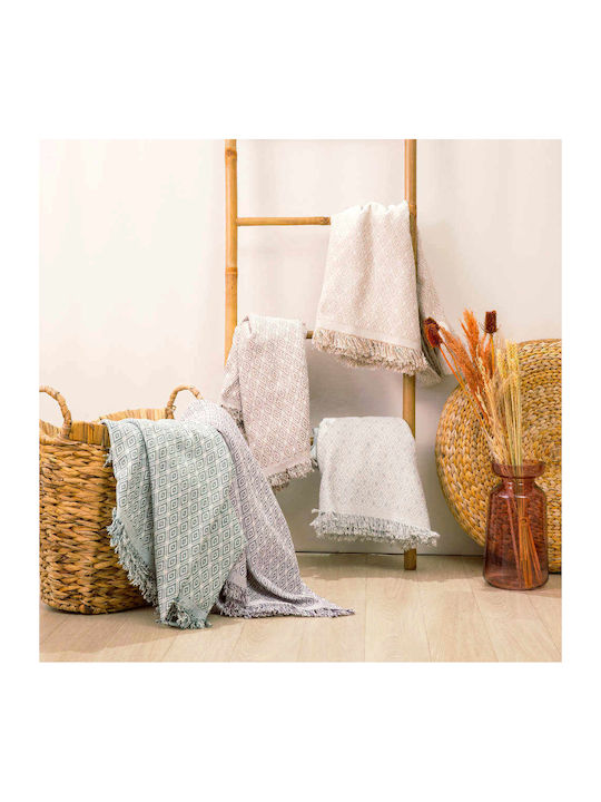 Borea Ikat Ριχτάρι Διθέσιου Καναπέ 180x250εκ. Γ...