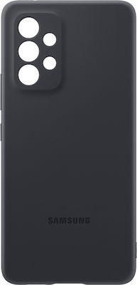 Samsung Silicone Cover Umschlag Rückseite Silikon Black (Galaxy A53) EF-PA536TBEGWW