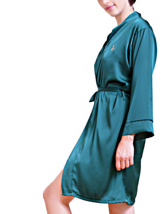 Satin Satin Turquoise QUEENMOTHER® LUXURY COLLECTION