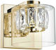 Zuma Line Gem Modern Leuchte Wand mit Integrierter LED und Warmweißes Licht Gold 12cm