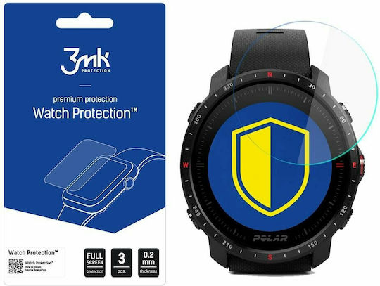 3MK Vollflächig gehärtetes Glas für das Polar Grit X Pro 3Stück