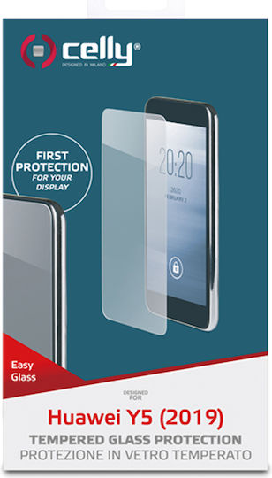 Celly Easy Gehärtetes Glas (Huawei Y5 2019)
