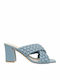 Damen Sandalen Hellblaue