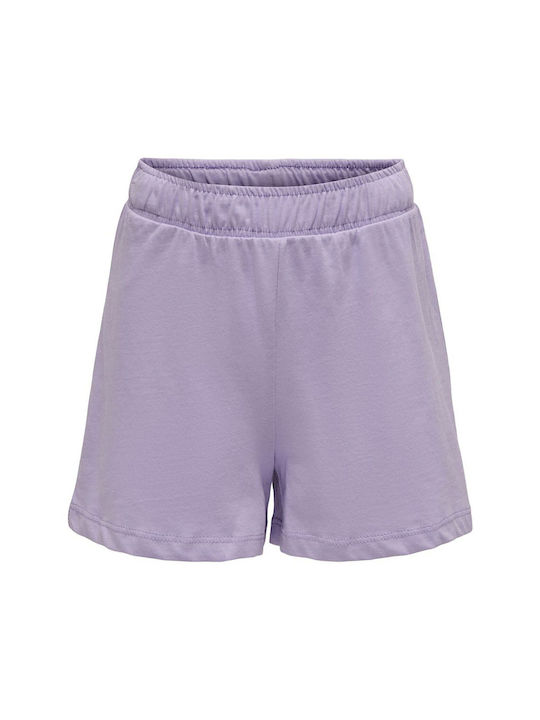 Kids Only Kinder Shorts/Bermudas Stoff Flieder