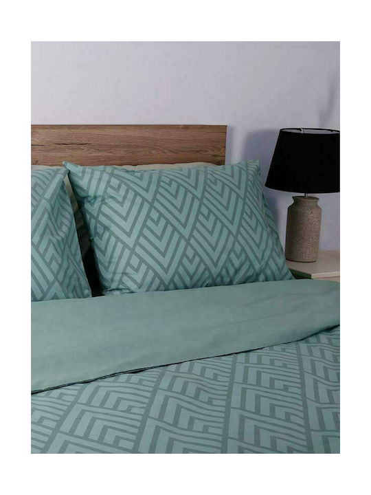 Sunshine 2036 Pillowcase Set with Envelope Cover Aqua 50x70cm.