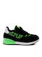 Kinder Sneakers mit Klettverschluss Schwarz
