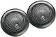 PowerBass Σετ Tweeter Αυτοκινήτου Στρογγυλά Silk Dome 91dB 1"