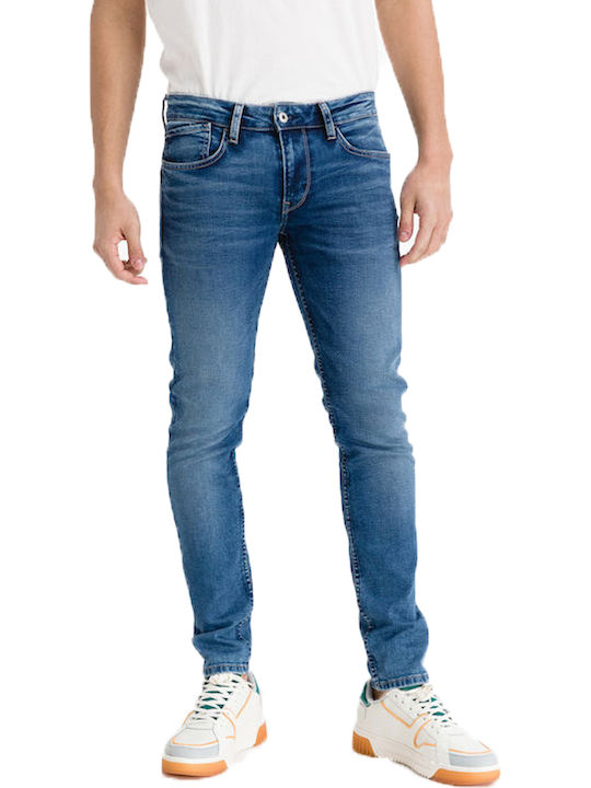 Pepe Jeans Herren Jeanshose in Regular Fit Blau