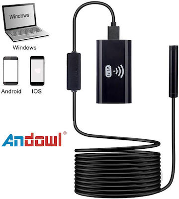 Andowl Endoskopkamera für Mobilgeräte mit Auflösung 2560x1920 Pixel und Kabel 5m