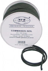 MFH Commando Rope Rope with Diameter 5mm and Length 60m Olive 60m 27505A