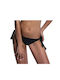 Bluepoint Solids Bikini Slip με Κορδονάκια Μαύρο