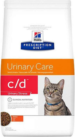 Hill's Prescription Diet Urinary Stress c/d Dry Food for Adult Cats with Sensitive Urinary with Chicken 8kg