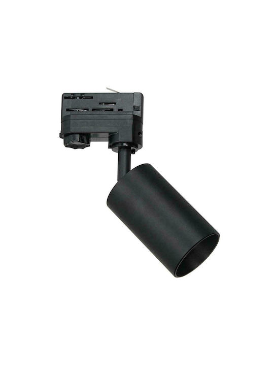Eko Light Pipe Μονό Σποτ με Ντουί GU10 σε Μαύρο...