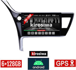 Kirosiwa Ηχοσύστημα για Toyota Corolla 2017-2019 με Bluetooth, USB, GPS