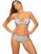 Kora Set Bikini Triunghi Push Up Floral