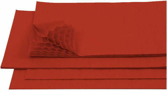 Folia Двустранен Картон 33x40см Червен