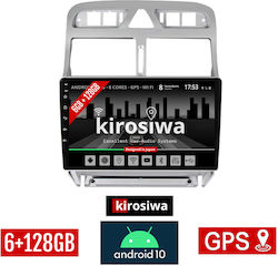 Kirosiwa Ηχοσύστημα Αυτοκινήτου για Peugeot 307 2002-2013 (Bluetooth/USB/AUX/WiFi/GPS) με Οθόνη Αφής 9"