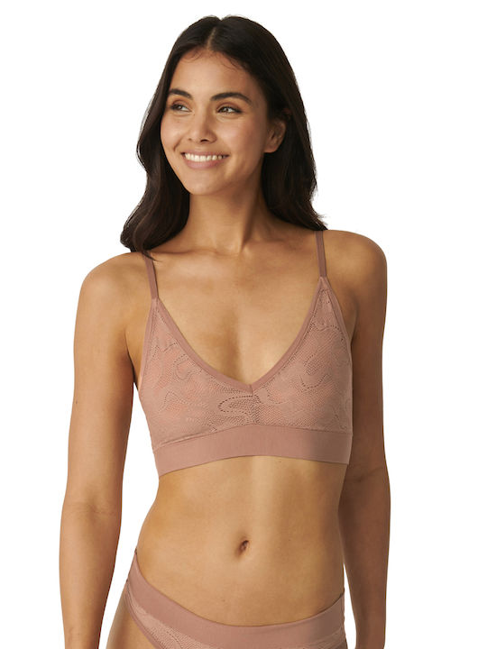 Sloggi Go Allround Lace Bralette Σουτιέν Μπεζ