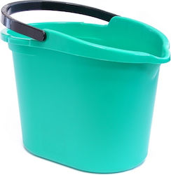 Mr.Pent Mop Bucket with Squeezer Plastic Green