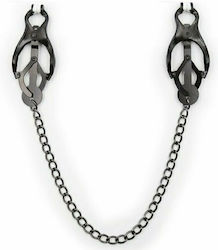 Dream Love OhMama! Dark Chain Japanese Nipple Clamps Nipple Clamps in Gray Color