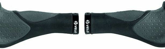 Velo Ergogel D3 BAR 410466 Anatomic Bicycle Handlebar Grips in Gray Color